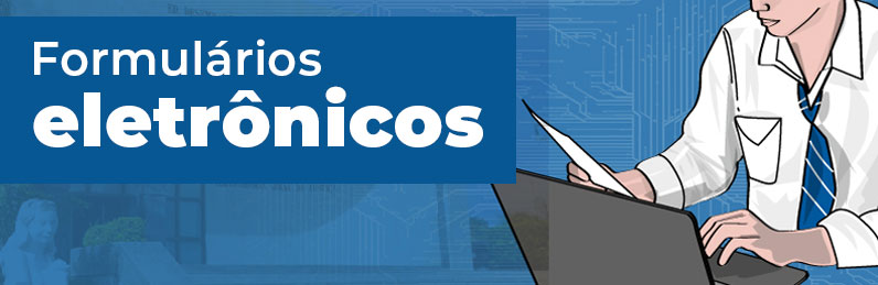 Banner para acesso aos Formulários Eletrônicos da Corregedoria